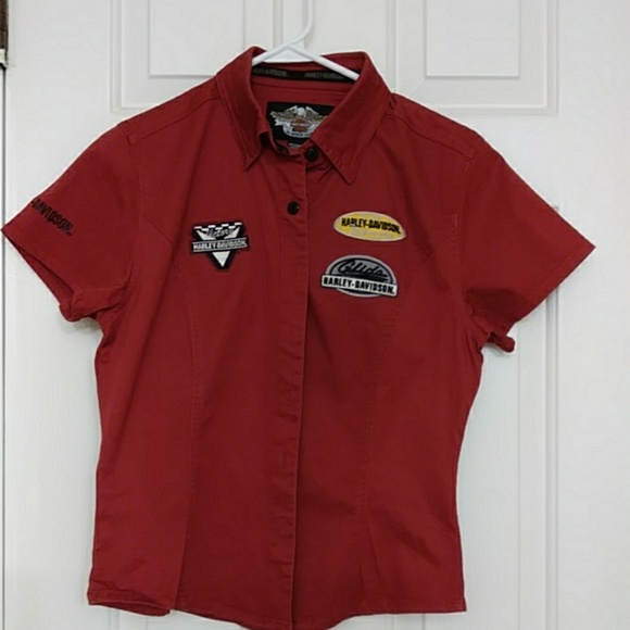 Harley-Davidson Tops - Harley-Davidson button-up shirt Small